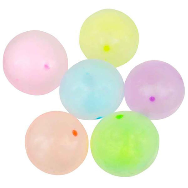 25 CM INFLATABLE JELLY BALLOON BALL THROW CATCH SQUEEZE BOUNCE REUSABLE