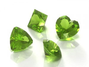 peridot gemstones