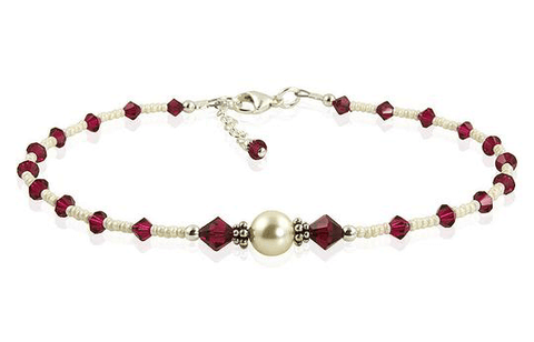 ruby beaded jewelry