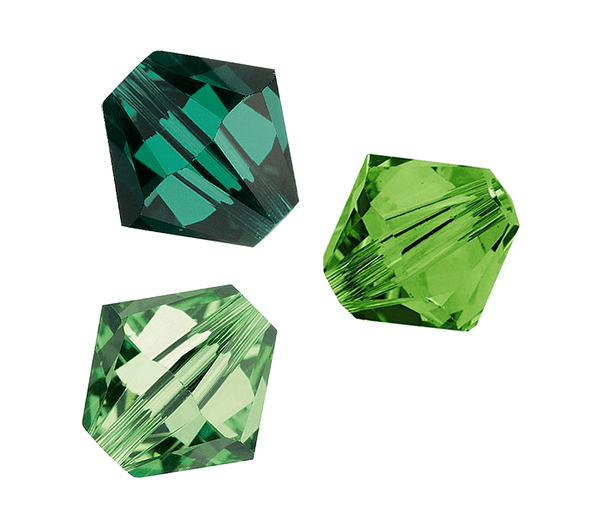 green swarovski crystals