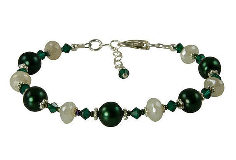 gemstone pearl bracelet