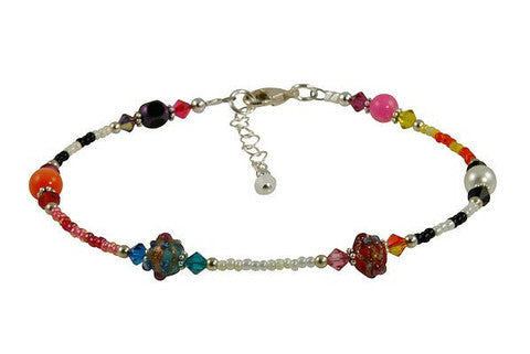 all jazzed up beaded anklet