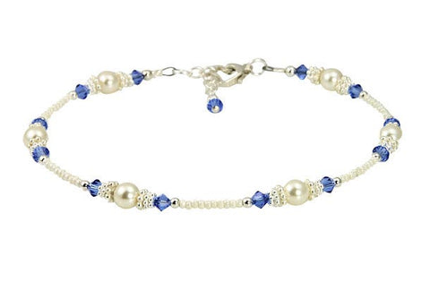 Something Blue Anklet