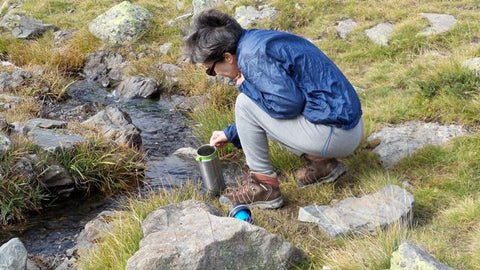 water-purifier-bottle-hiking-french-alps-mountain-river