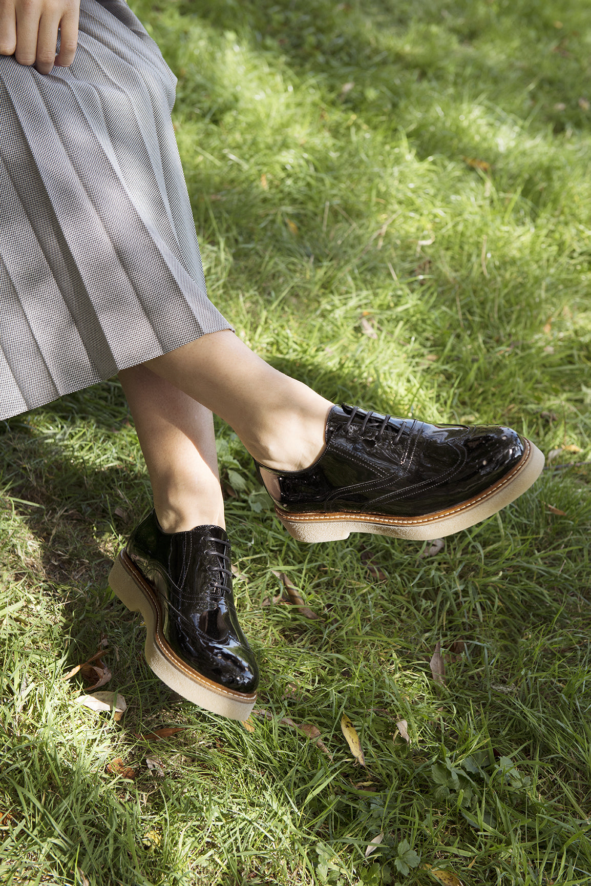 Derbies Estelle Verni Noir - Anaki Paris