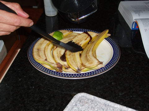 Blind Grilled Bananas Step Ten