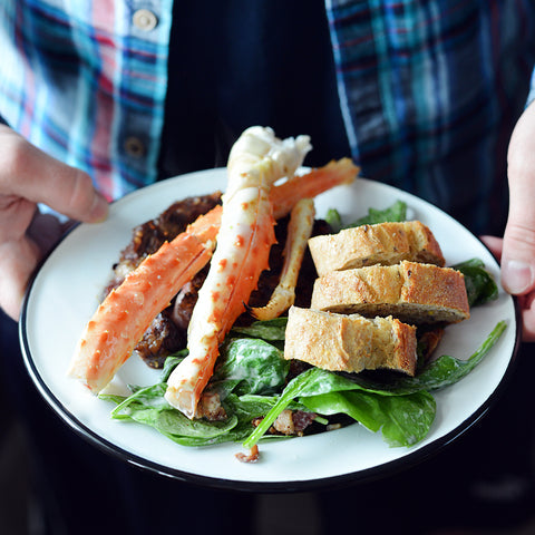 Surf & Turf Barbecues Galore King Crab Legs and Steak For Two Recipe