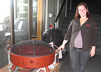 Super Big Sky Wood Burning Fire Pit
