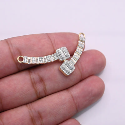 Diamond Pendant with Chain (1.00CT) in 10K Gold