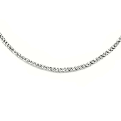3mm 10K Gold Hollow Franco Chain (White or Yellow) - from 16 to 28 Inches