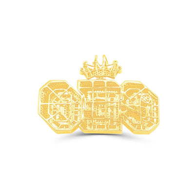 CEO Baguette Diamond Pendant For Men (4.55CT ) in 10K Yellow Gold