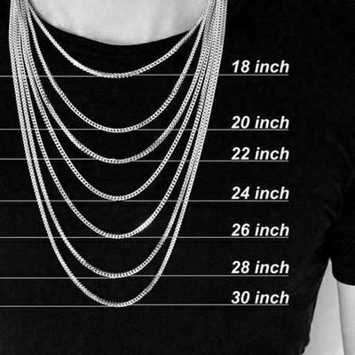 8mm 10K Gold Hollow Miami Cuban Chain (White or Yellow) - from 22 to 26 Inches
