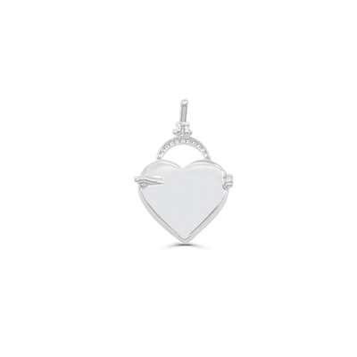 Heart Shape Custom Diamond Memory Pendant (0.72CT) in 10K Gold