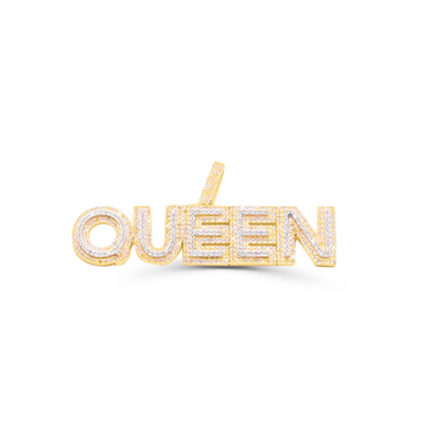 Queen Bling Diamond Pendant (1.00CT) in 10K Gold