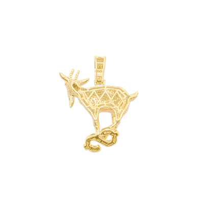 Deer on Dollar Bling Diamond Pendant (1.50CT) in 10K Gold