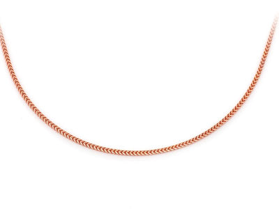 1mm 14K Gold Franco Chain (White or Yellow or Rose) - from 16 to 24 Inches
