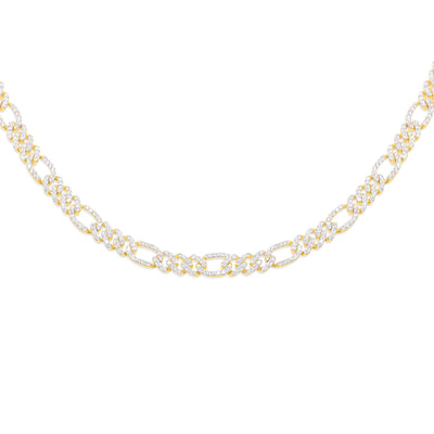 Iced Out Diamond Cuban Link Chain (8.50CT) in 10K Gold - 6mm (22 Inches)