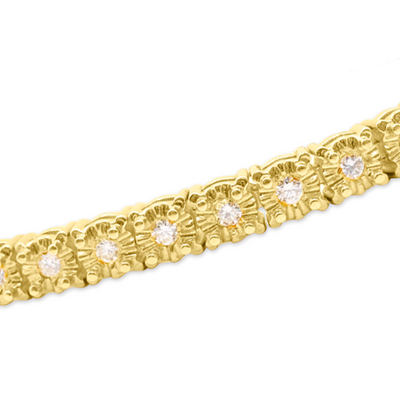 Tennis Diamond Bracelet (2.50CT) in 14K Yellow Gold - 4.8mm