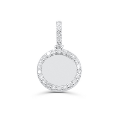 Round Shape Memory Diamond Pendant (1.00CT) in 10K Gold