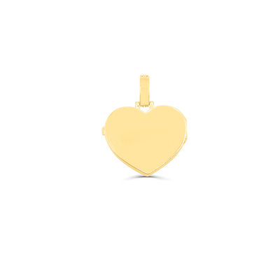 Heart Baguette Diamond Pendant (4.00CT) in 10K Gold