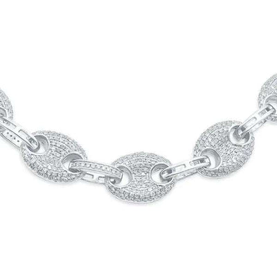 Mariner Diamond Link Chain (7.00CT) in 10K Gold - 9mm (22 inches)
