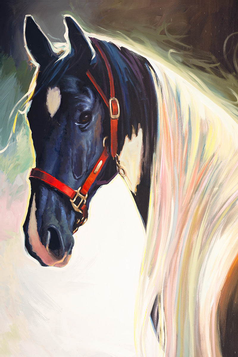 Gorgeous Blue Horse Painting, Horse Art, Canvas Prints & Animal Art Arizona  – Miguel Camarena Art Gallery