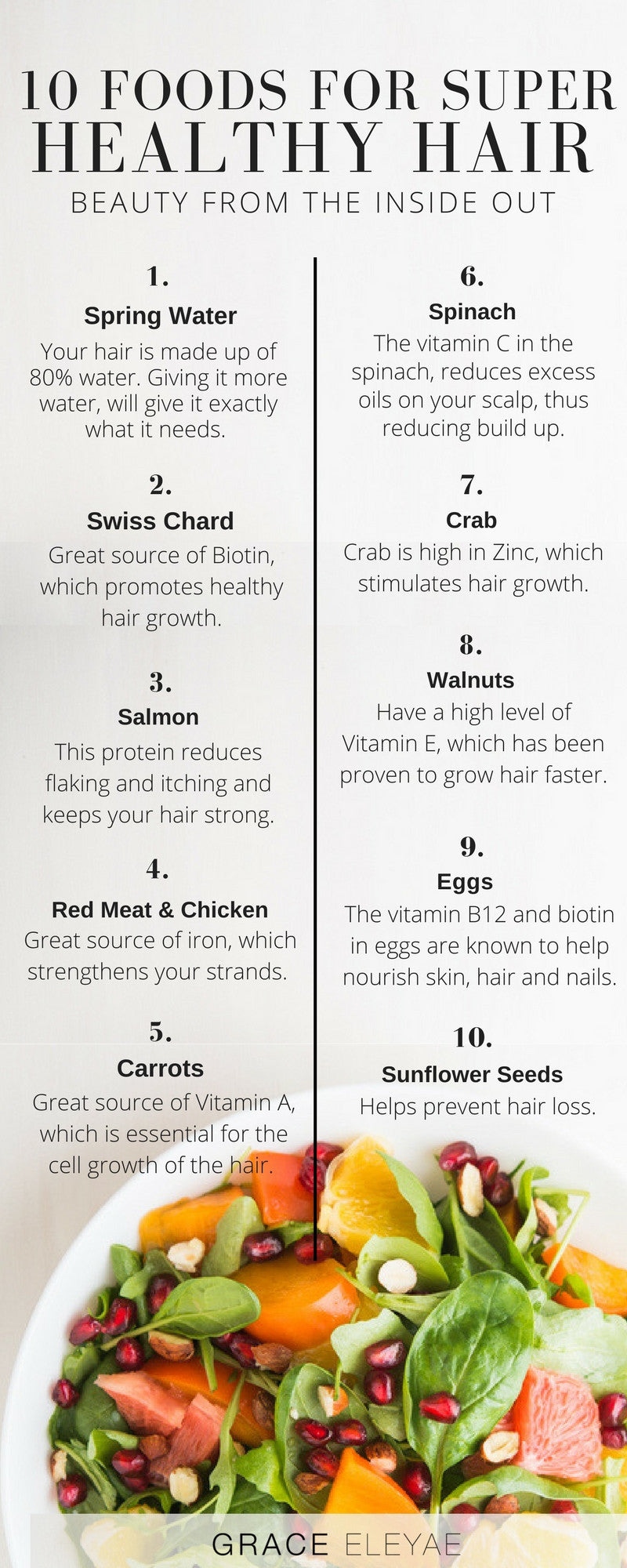 10 Amazing Foods for Super Healthy Hair