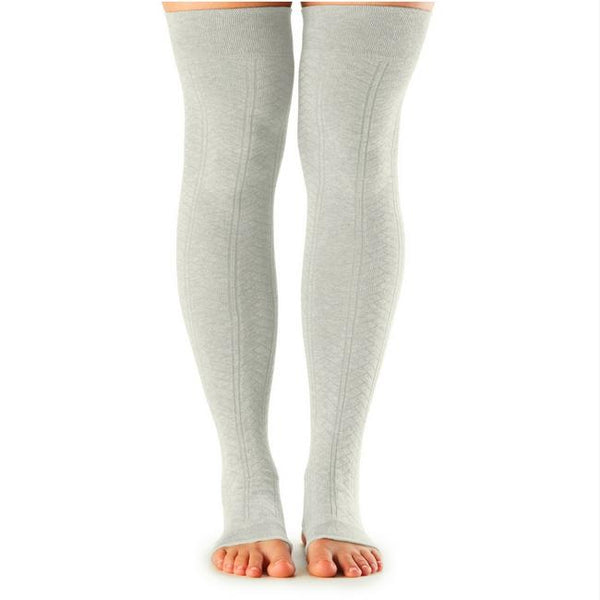 open heel leg warmers