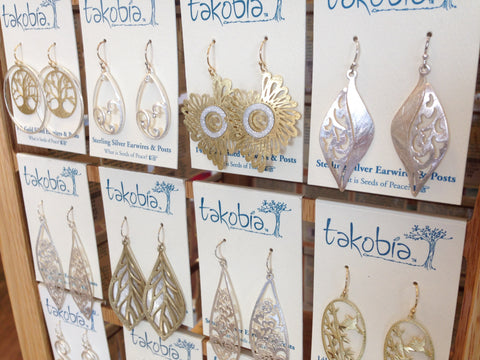 Takobia jewelry at Lauralee Gifts