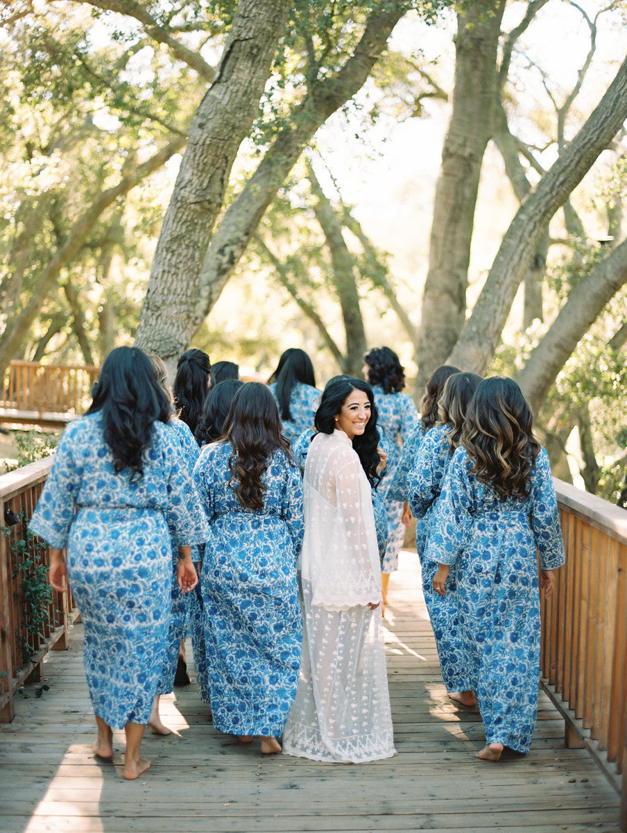 Perfect Bridesmaid Kimono Robes - An Indian Summer