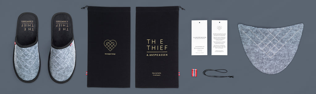 THE THIEF x A. Andreassen slippers