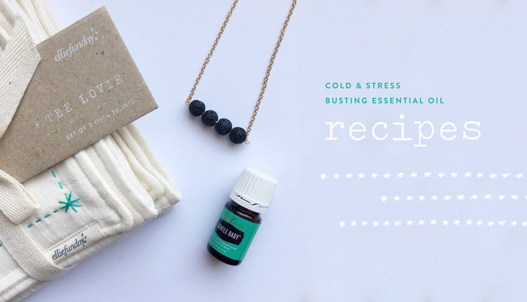 essential oil recipes for cold and stress