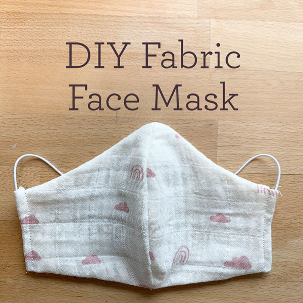 FREE DIY Fabric Face Mask Download Pattern for Adults and