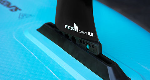 key less fin for inflatable sups