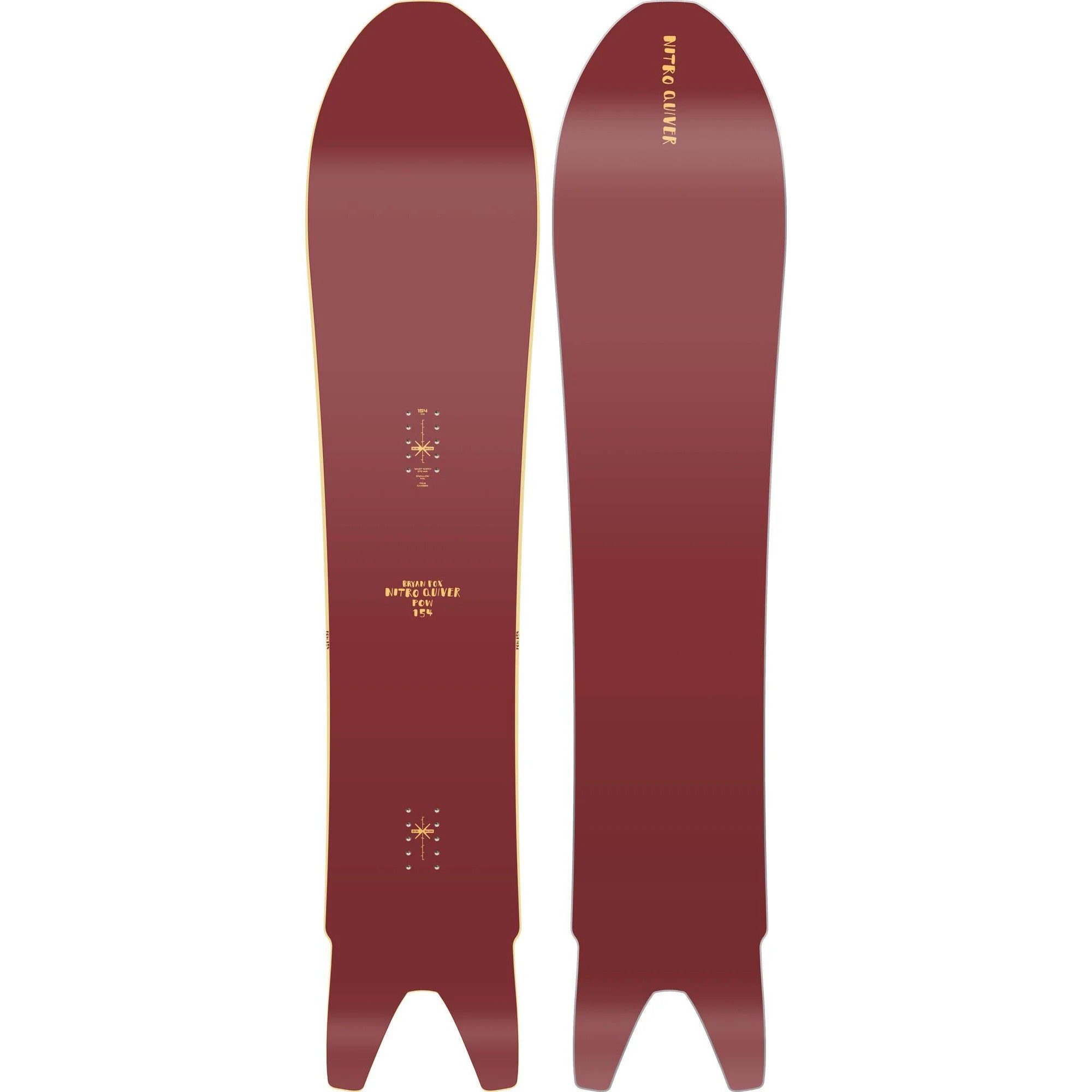 21-22 NITRO ナイトロ QUIVER POW 154cm パウダー 年末の