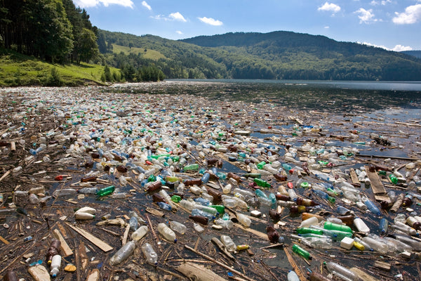 Plastic Pollution in River