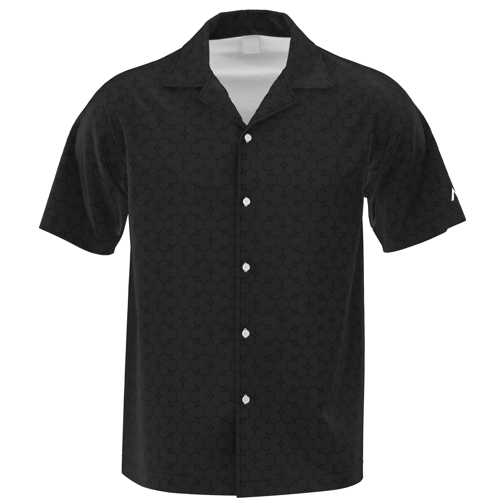 black-button-down-shirt-alva-fitness