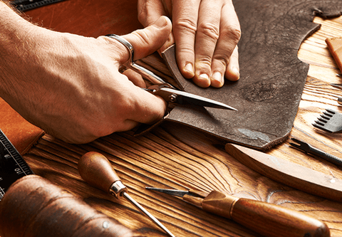 Handcrafted leather goods, characteristics
