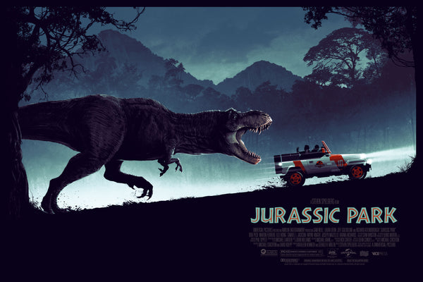 Jurassic Park Alternative Movie Poster Matt Ferguson Variant