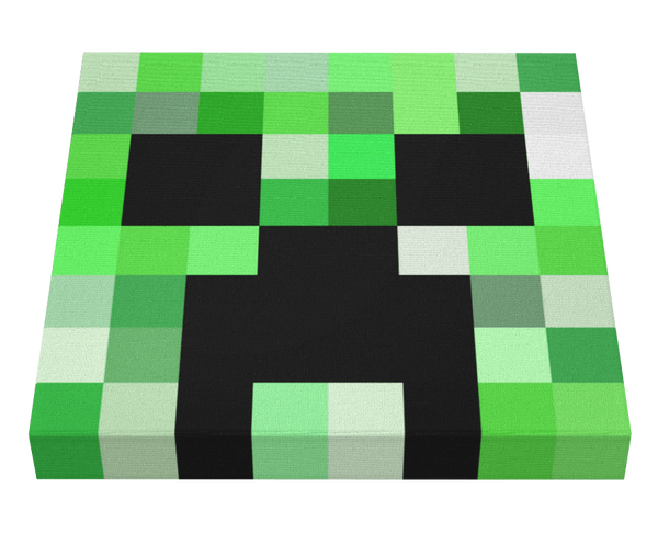 Minecraft Creeper Canvas | Minecraft Creeper | Creeper Face Canvas