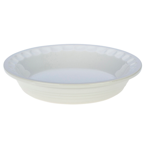 Le Creuset Stoneware Pie Pans, 9-Inch, White