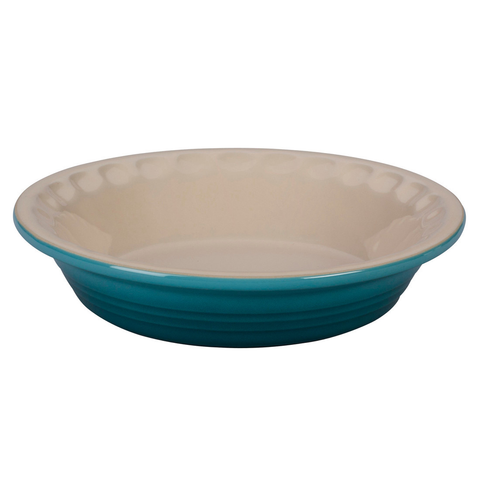 LE CREUSET 9'' HERITAGE PIE DISH - CARIBBEAN