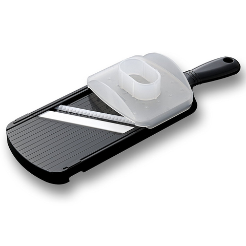KYOCERA WIDE JULIENNE SLICER WITH GUARD - BLACK