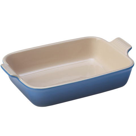 Le Creuset Heritage Stoneware 10-1/2-by-7-Inch Rectangular Dish, Marseille
