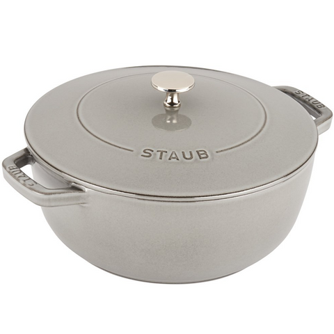 STAUB CAST IRON 3.75-QUART ESSENTIAL FRENCH OVEN - GRAPHITE GREY