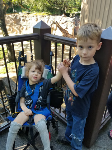 special needs siblings at the portland zoo