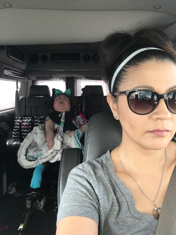 mother takes special needs daughter on a road trip