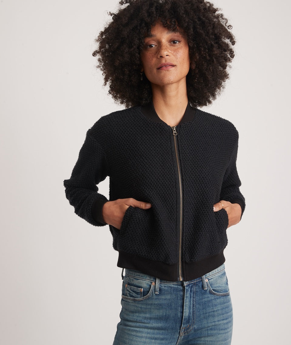 Birdseye Bomber in Anthracite