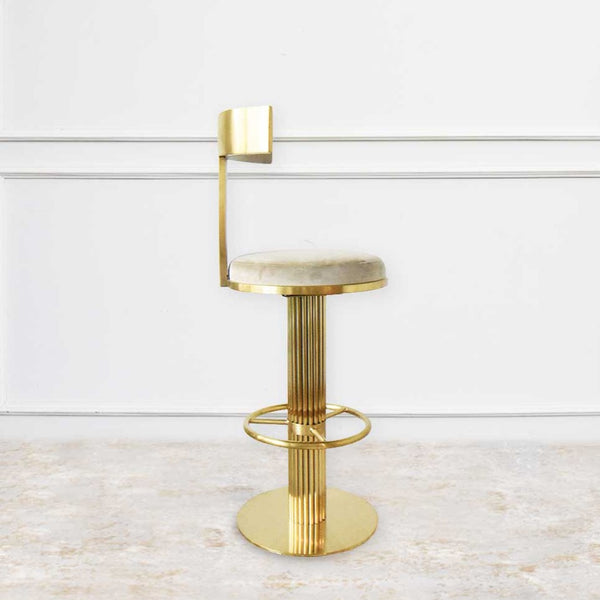 gold brass bar stools