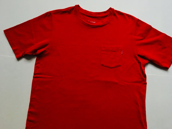 red pocket tee